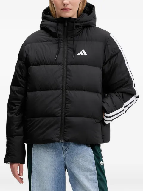 adidas logo-detail puffer jacket