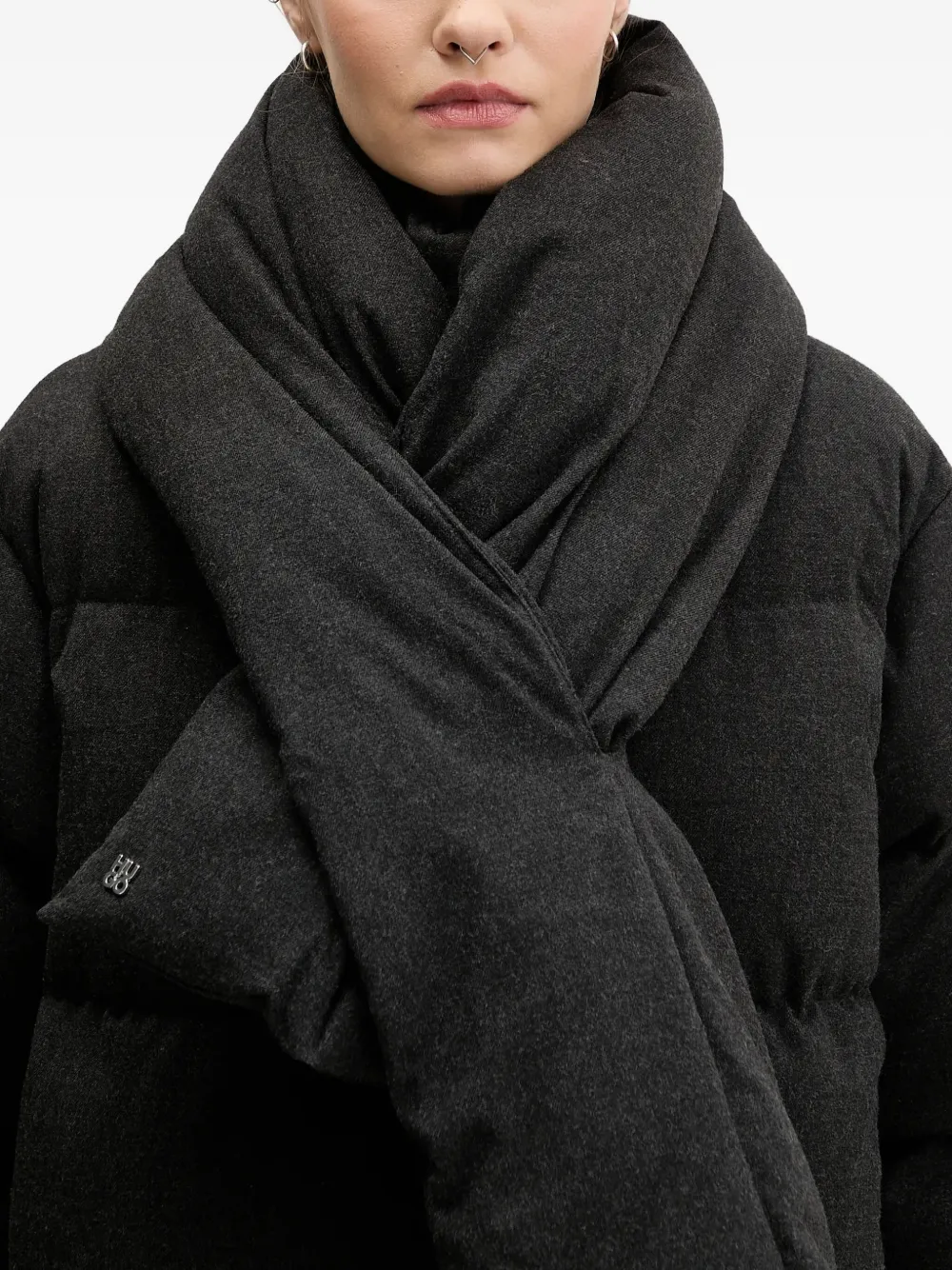 HUGO Fardot donsjack Zwart