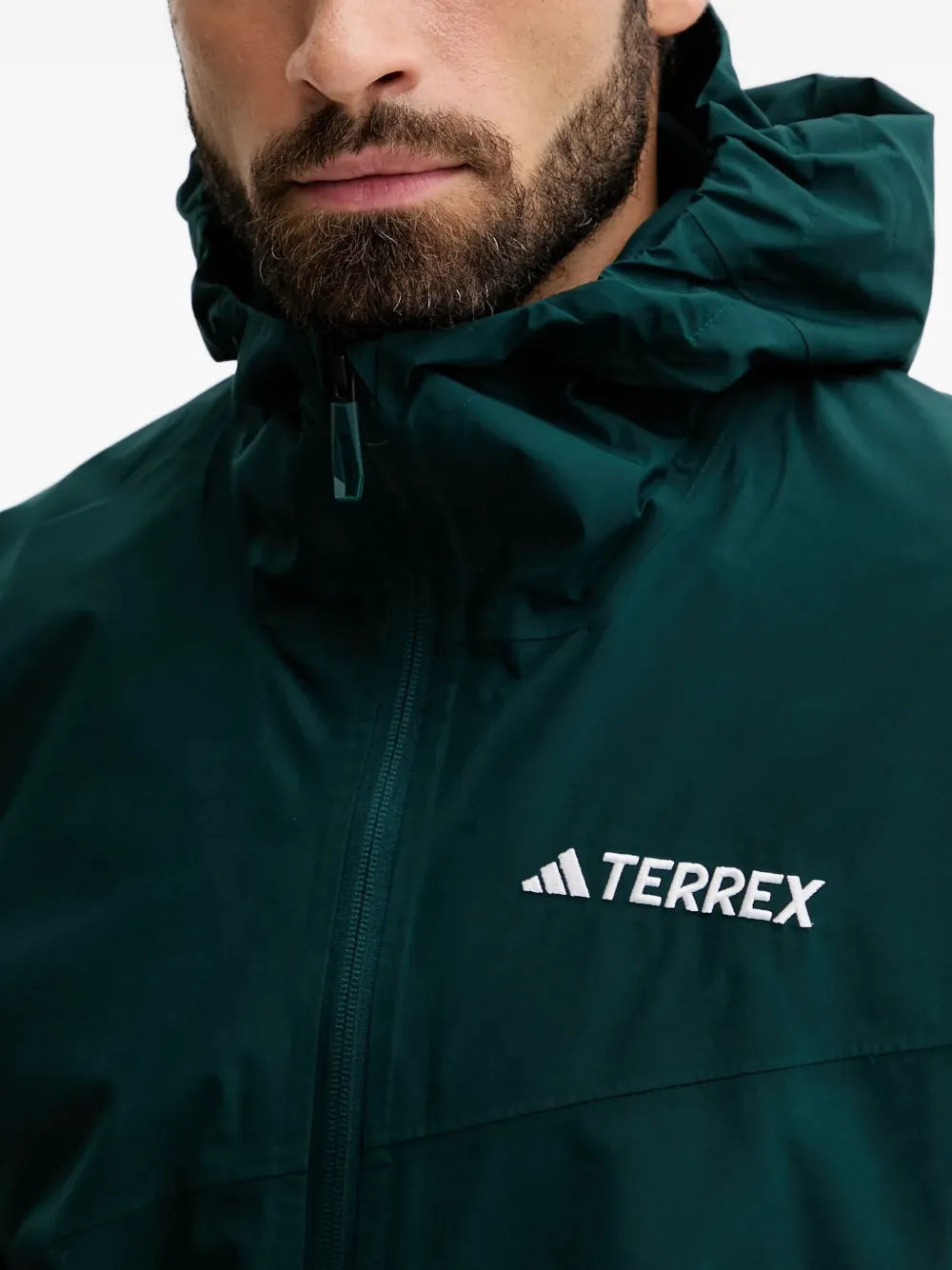 adidas Jack met ritssluiting Groen