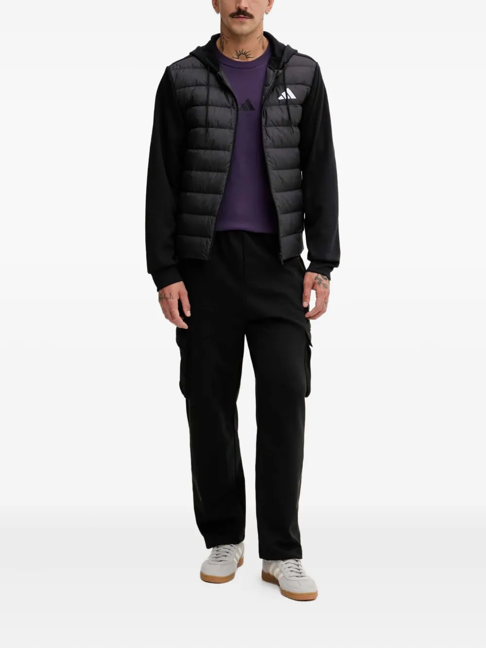 adidas hooded logo-detail jacket | Hooded Jackets | Image 2