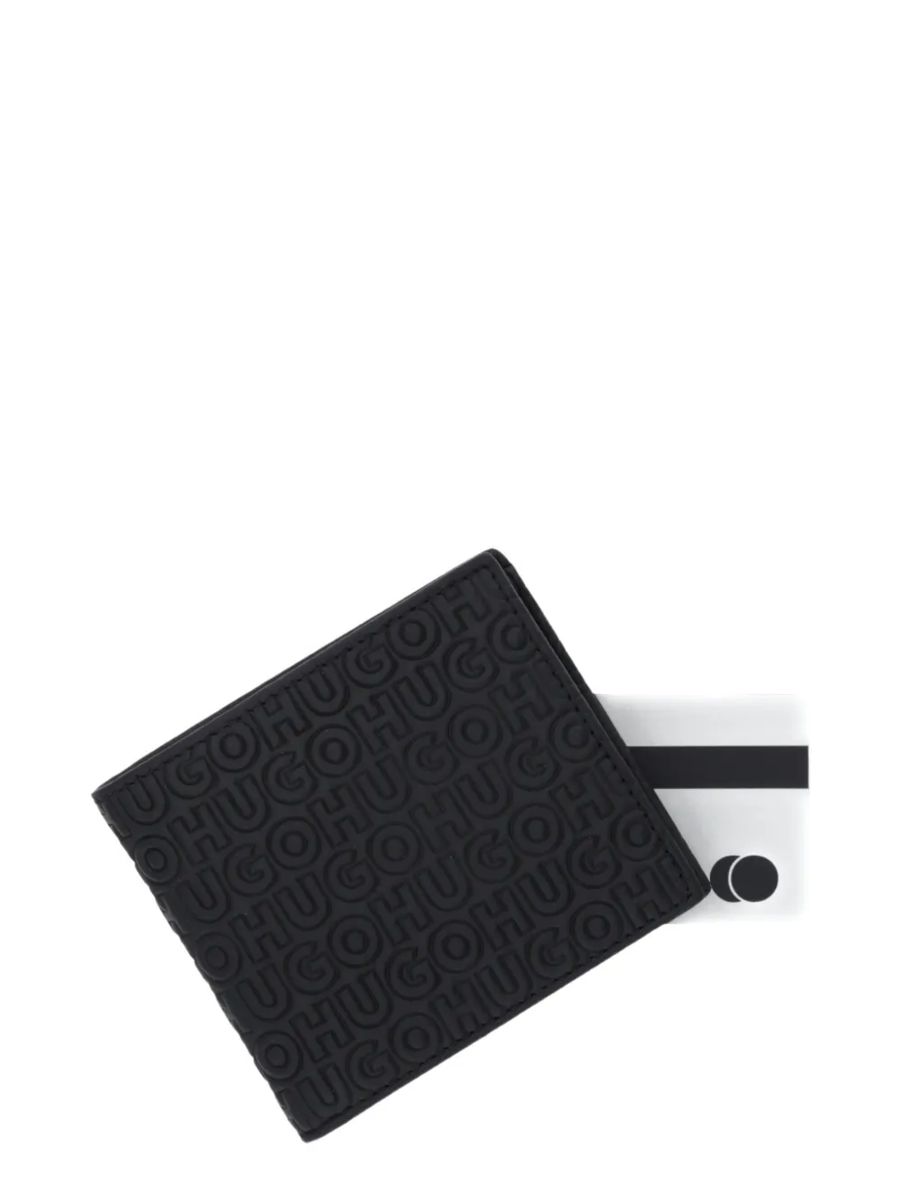 Hugo Boss Logo-embossed Wallet In Brown