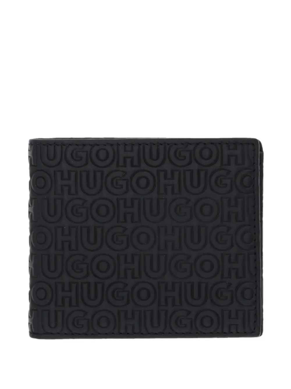 HUGO logo-embossed wallet | svart | Image 1