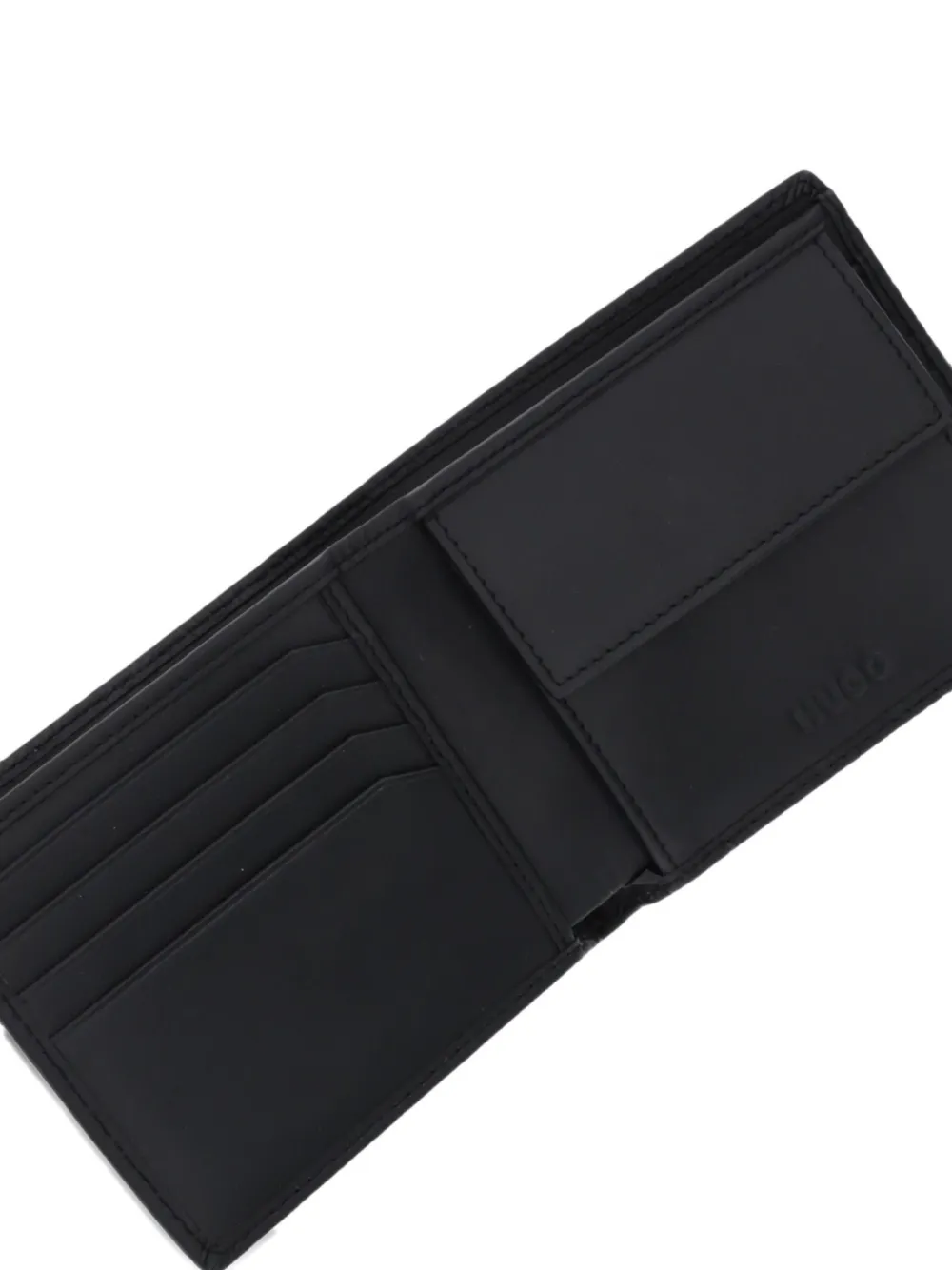 Hugo Boss Logo-embossed Wallet In Brown