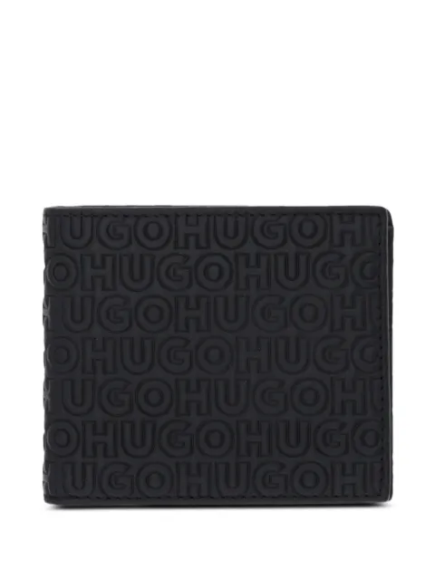 HUGO logo-embossed wallet