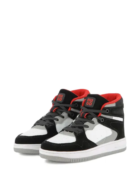 HUGO logo-detail high-top sneakers