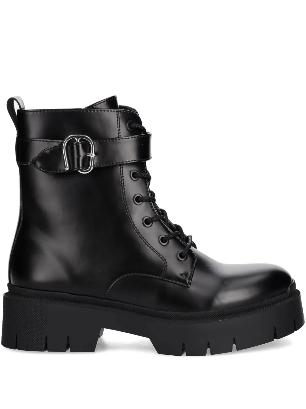 Hugo Boss Lace-up Boots In Black