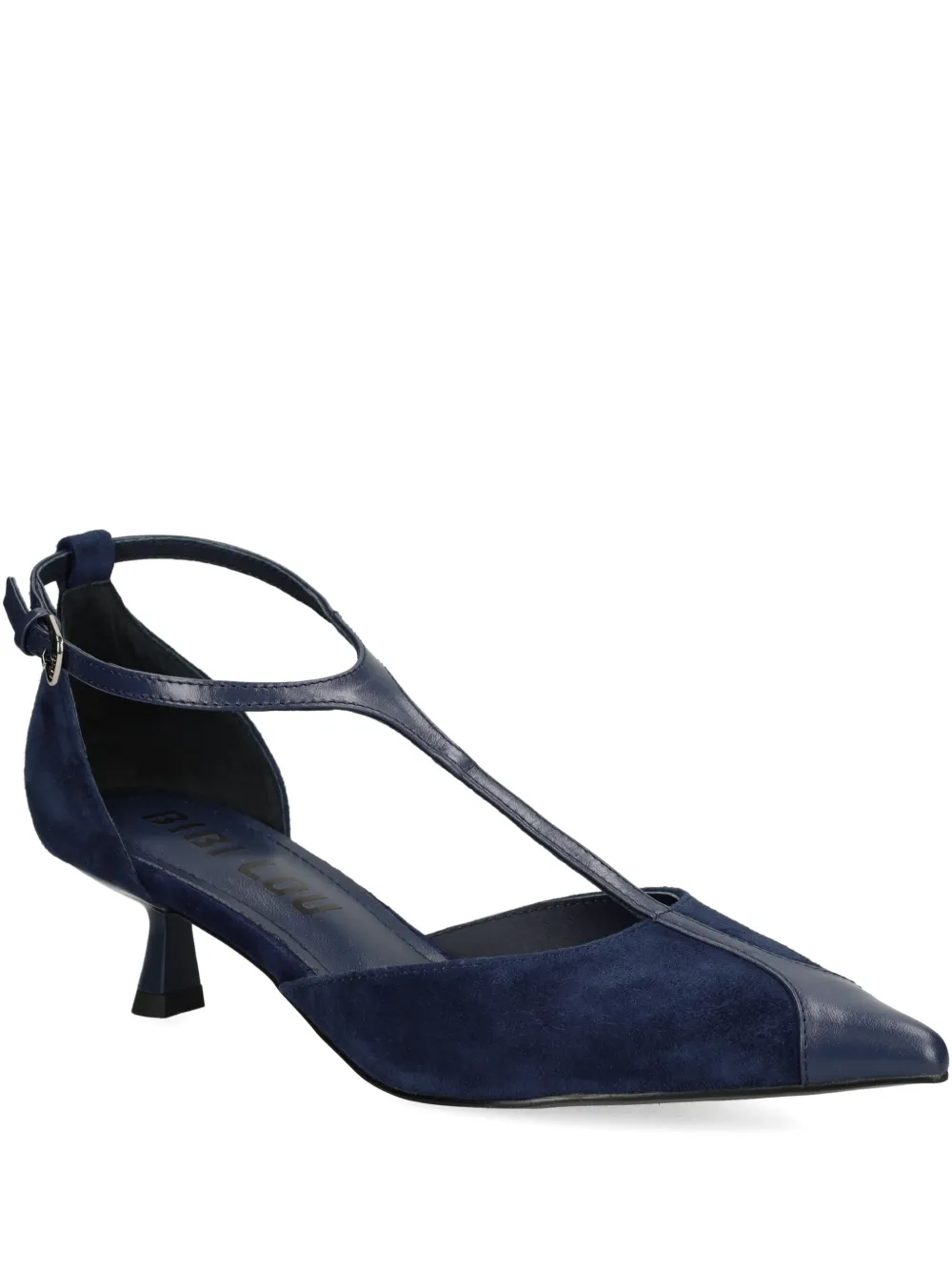 Bibi Lou 40mm Canna T-strap pointed pumps Blauw