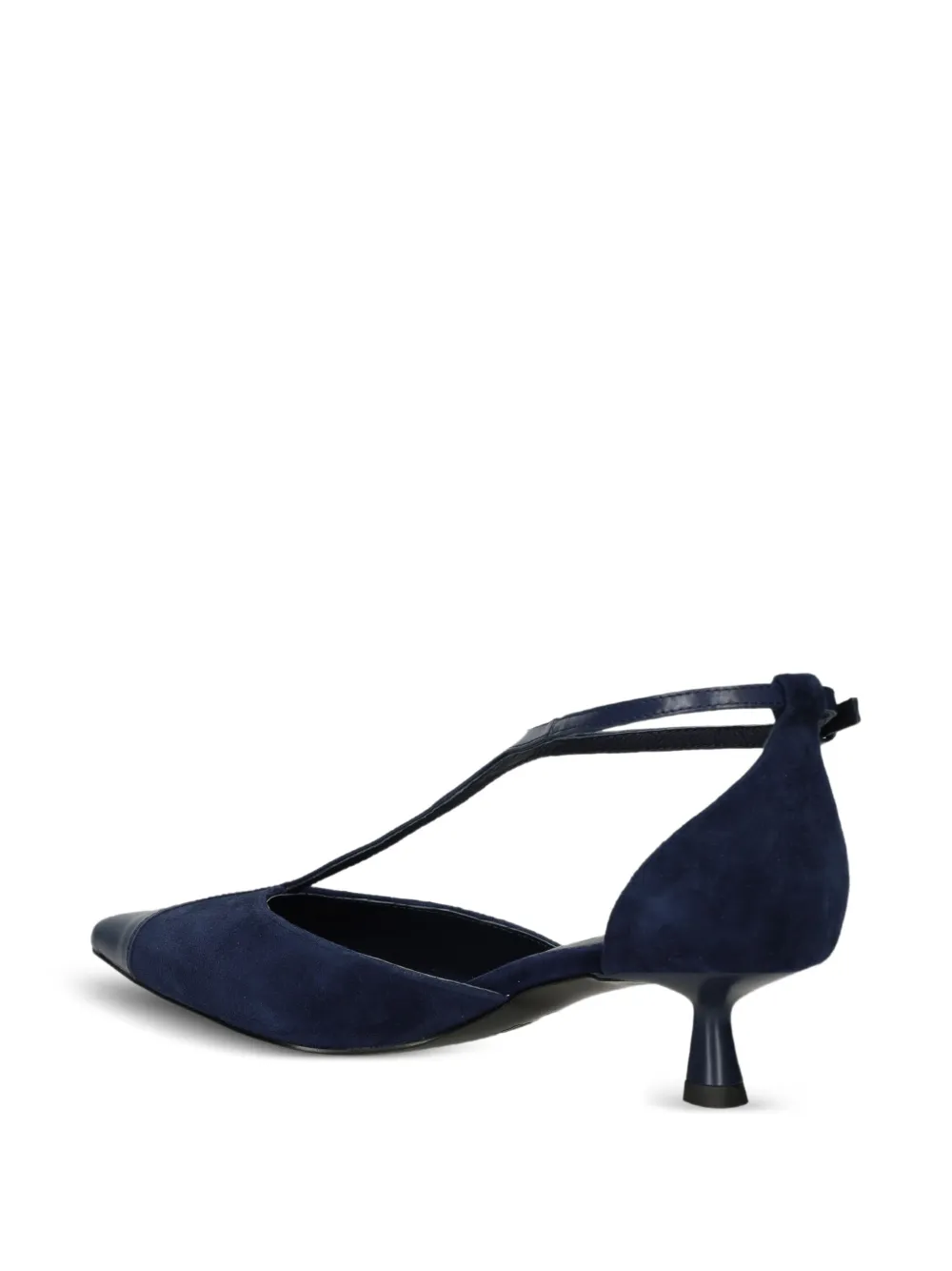 Bibi Lou 40 mm Canna pumps met puntige neus en T-bandje Blauw