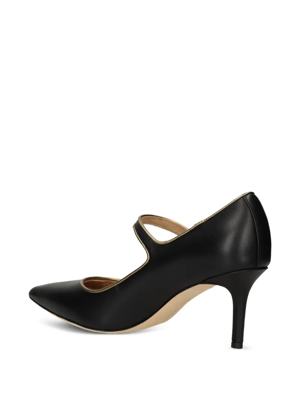 Lauren Ralph Lauren 70 mm Lanette pumps met bandjes met knoop Zwart