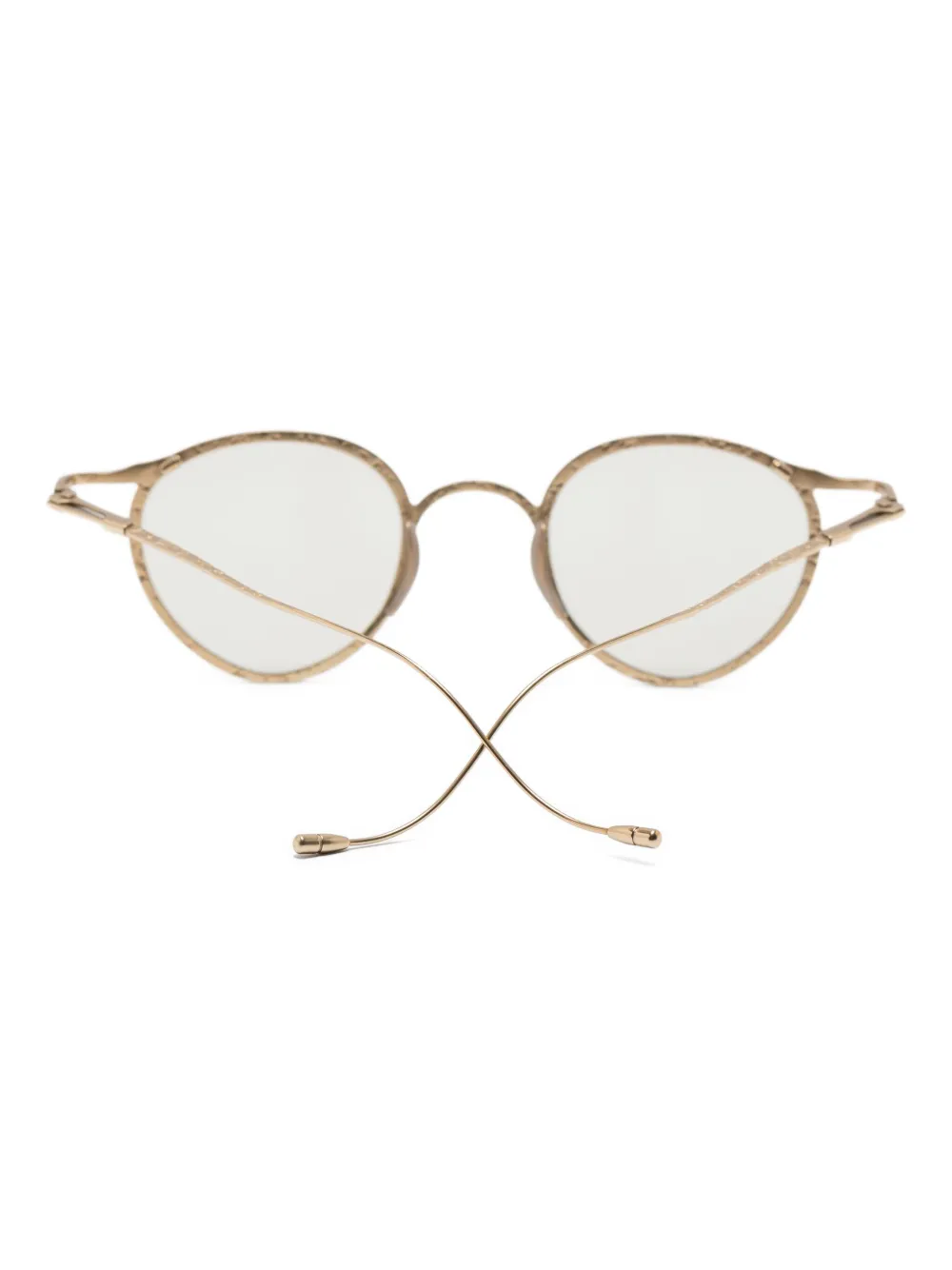 Rigards Zonnebril met rond montuur Geel