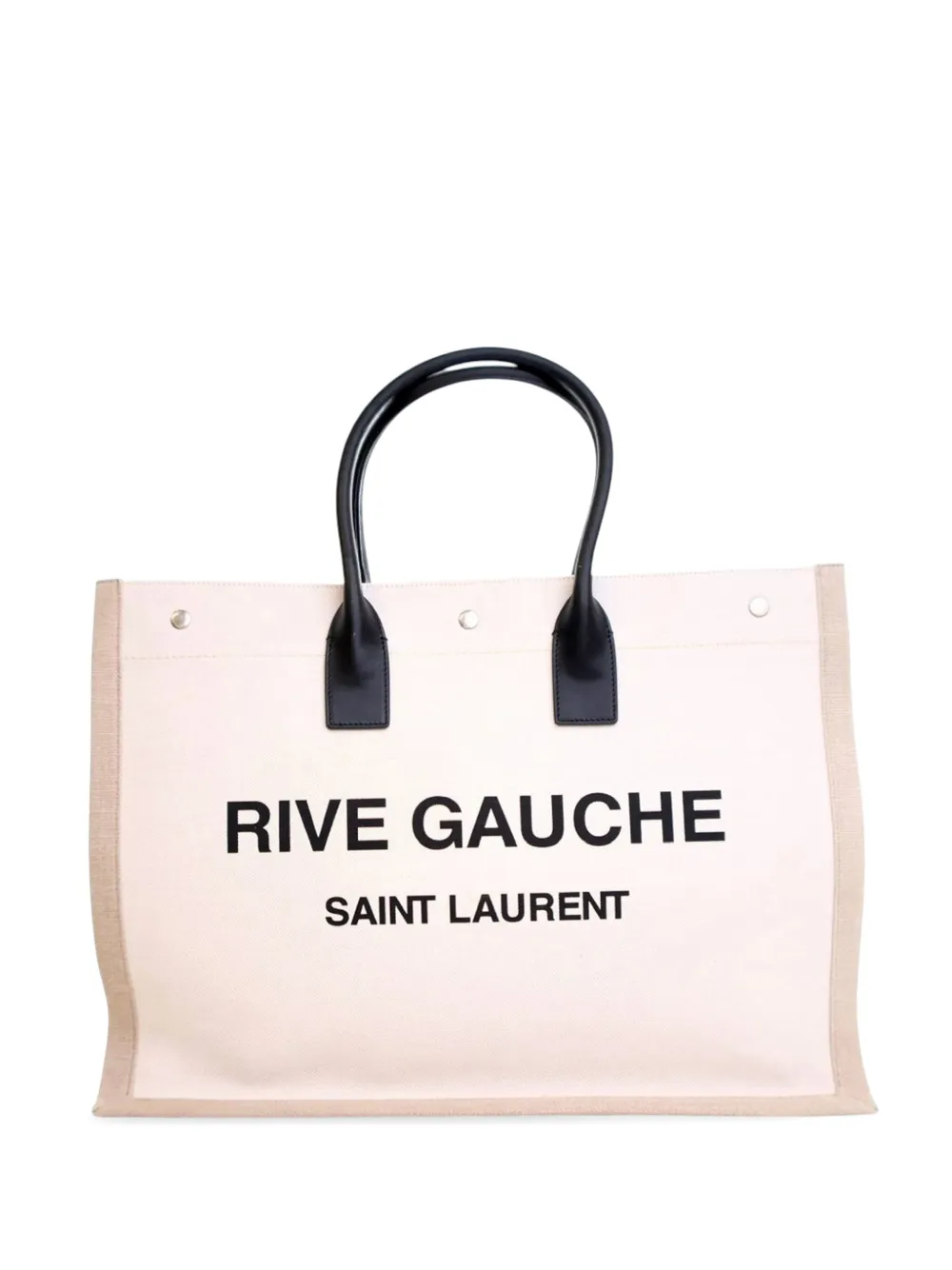 Saint Laurent Pre-Owned 2021 Canvas Rive Gauche tote bag | Brown | Image 1