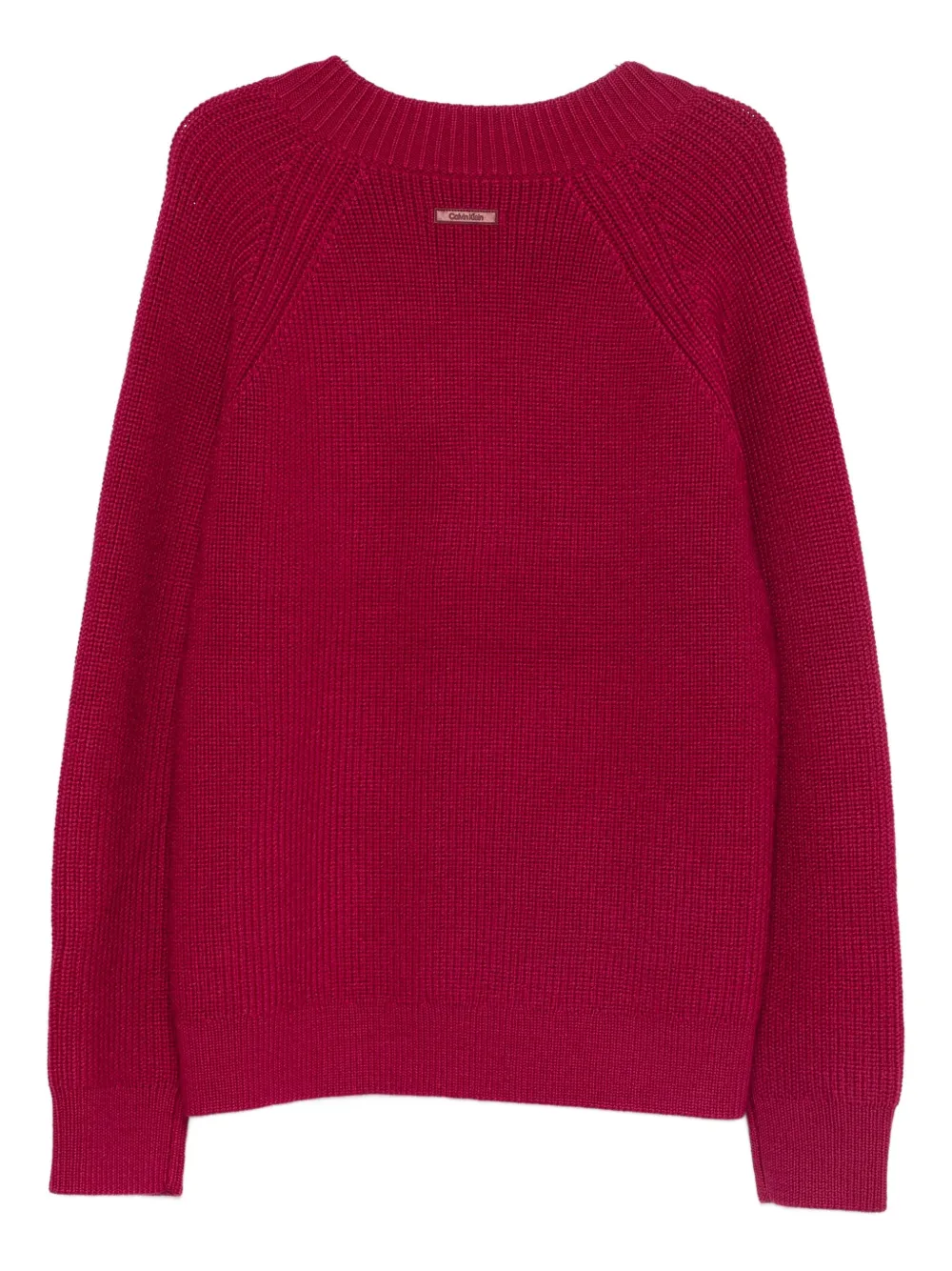 Calvin Klein v-neck sweater - Rood
