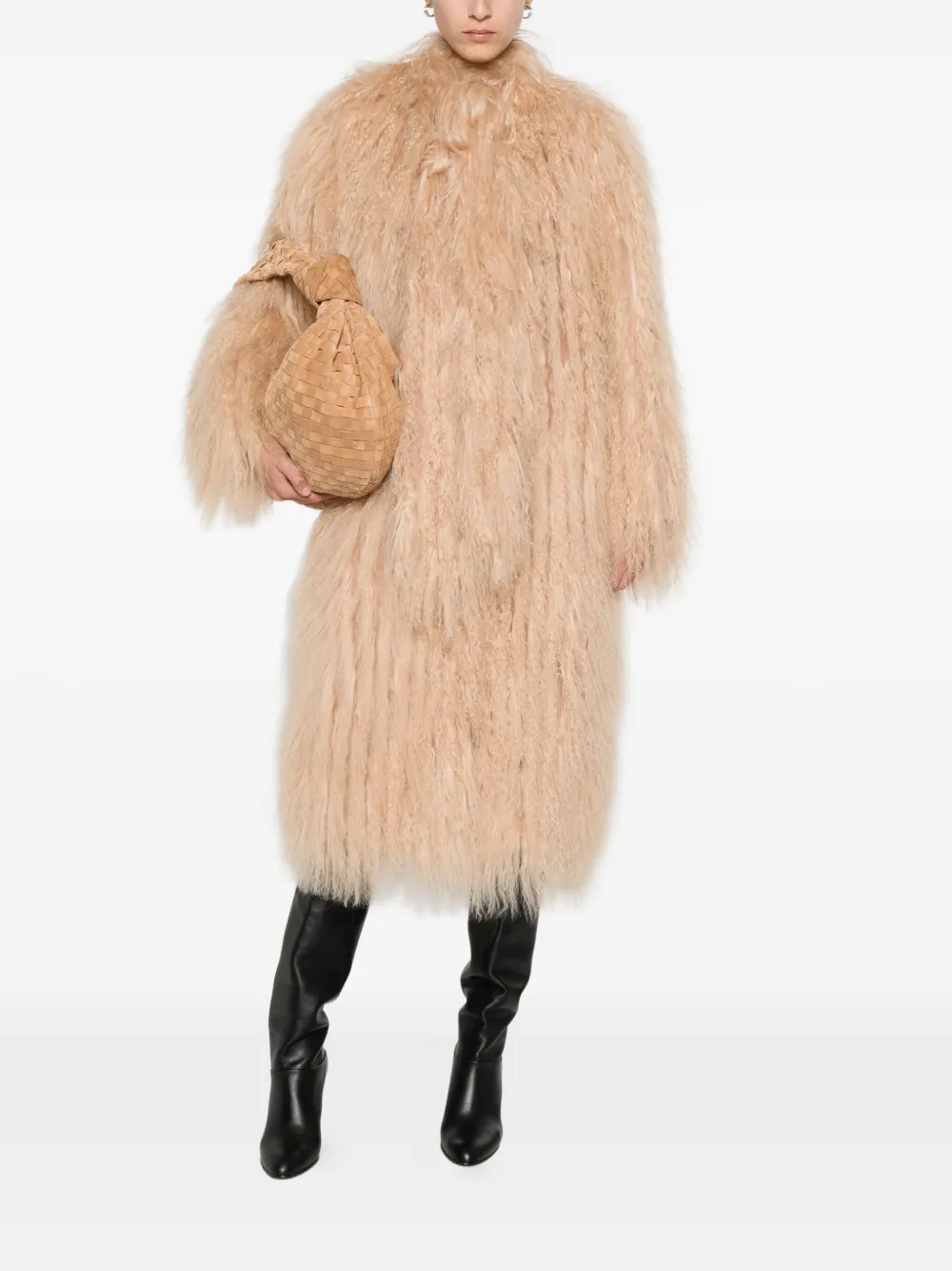 Numerootto textured single-breasted coat | Single Breasted Coats | Image 2