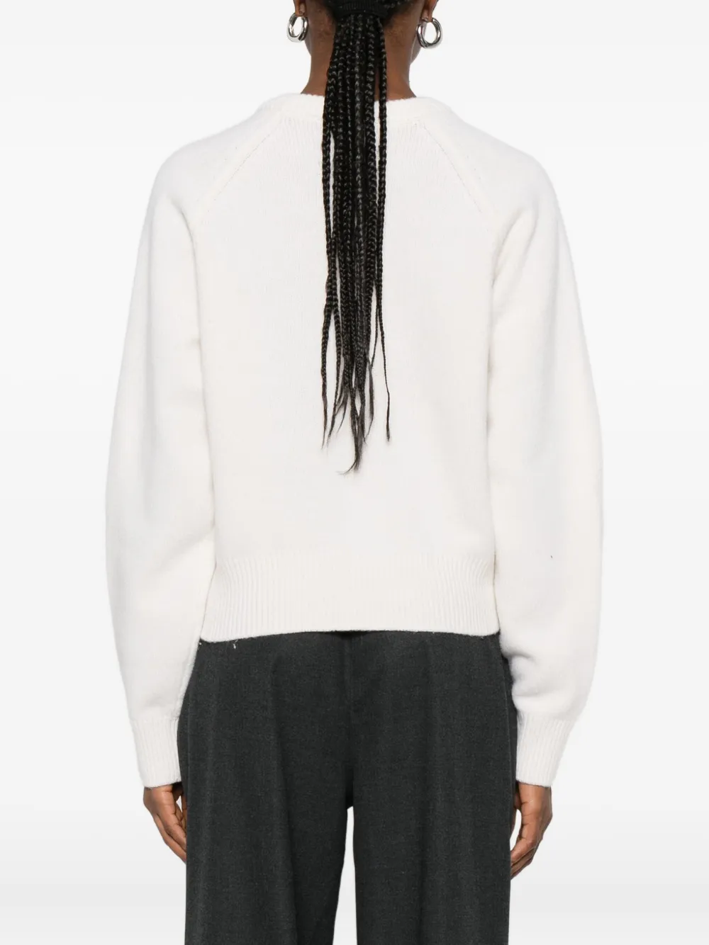 Dunst V-neck Jumper In Neutral
