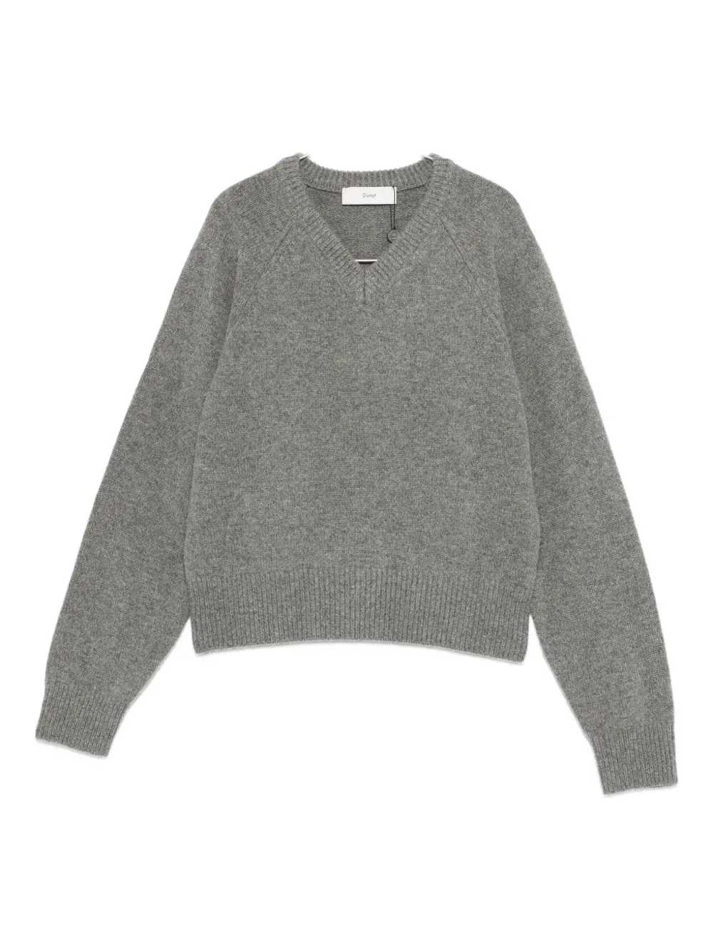 DUNST jersey con cuello en V | gris | Image 1