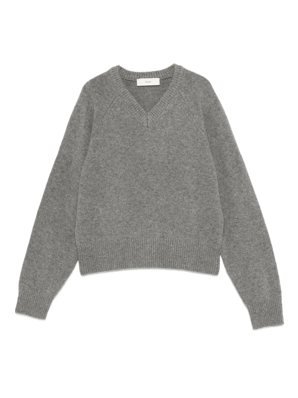 DUNST suéter con cuello en V | gris | Image 1