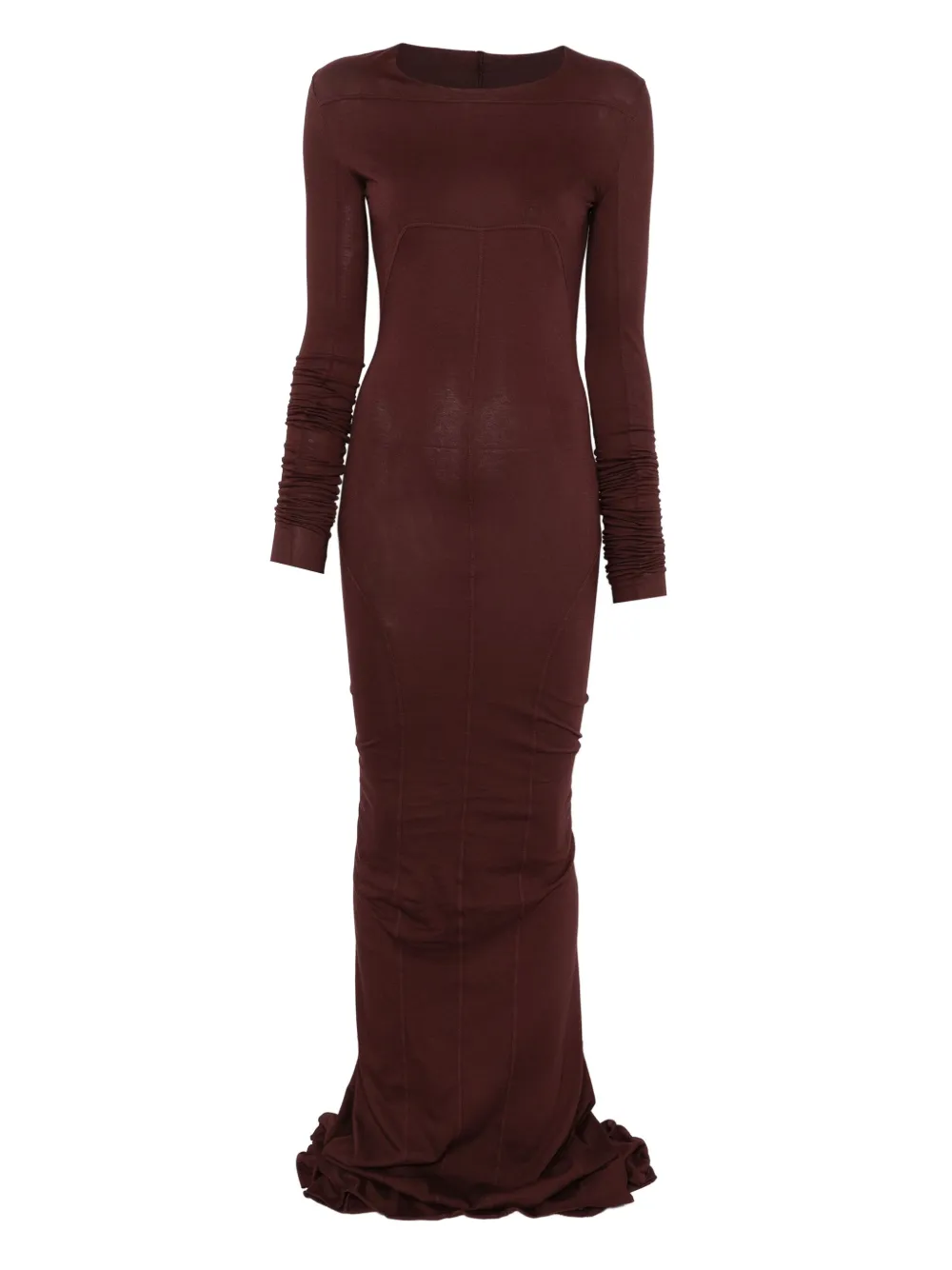 Rick Owens DRKSHDW long-sleeve dress - Marrone