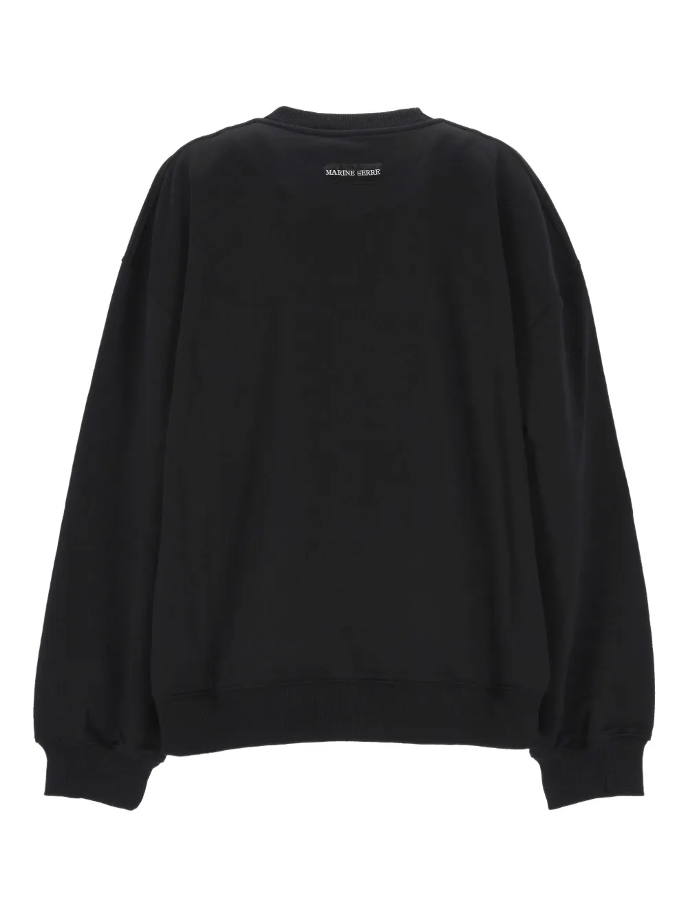 Marine Serre Sweater met logo Zwart