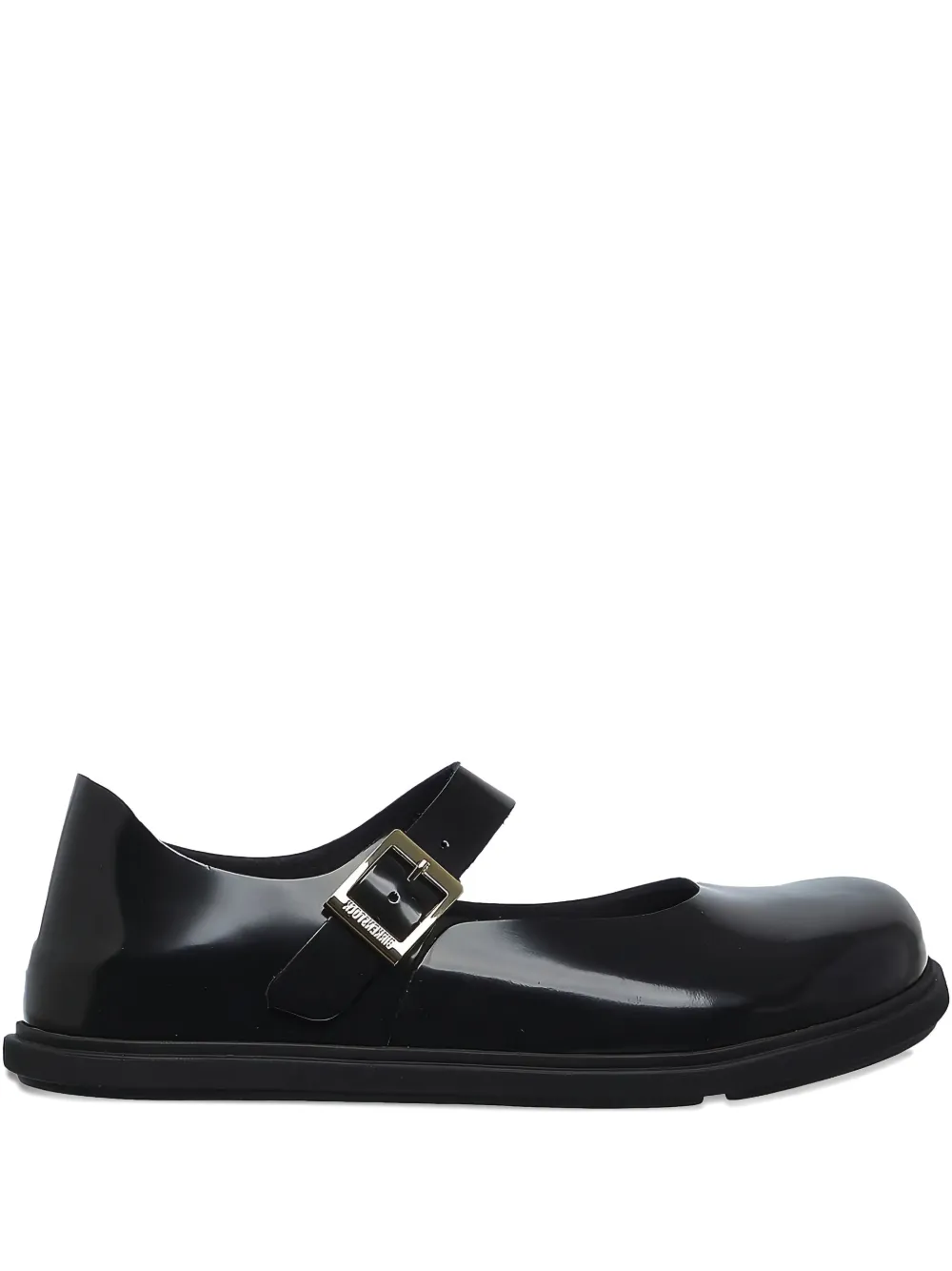 Birkenstock Buckle Strap Ballet Flats In Black