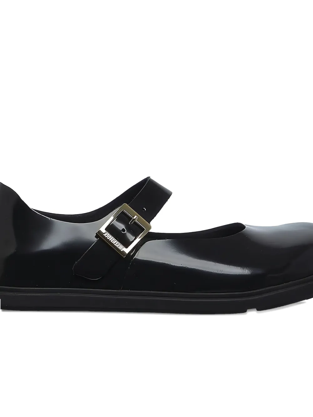 Birkenstock Buckle Strap Ballet Flats In Black