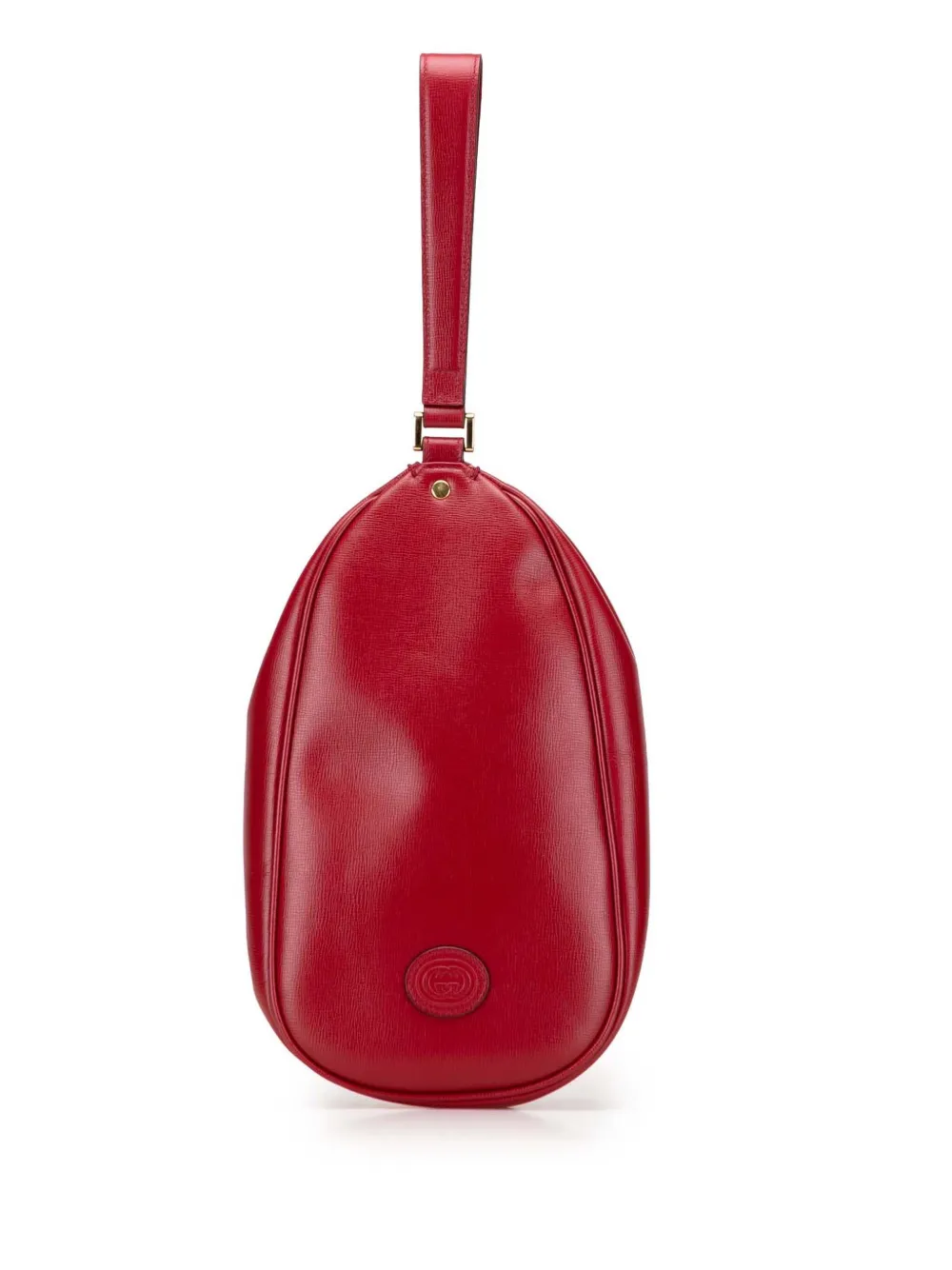 Gucci Pre-Owned 2000-2015 Leather Interlocking G Oval clutch bag - Rosso