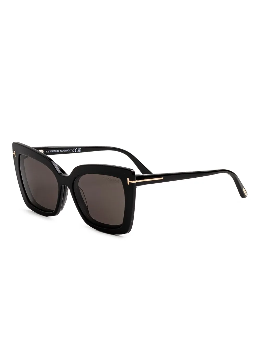 TOM FORD Eyewear Bril met cat-eye montuur Zwart