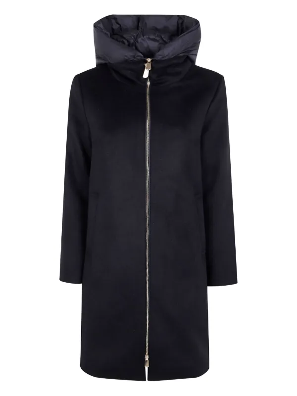 SEVENTY セブンティ フーデッド 2wayコート Seventy フーデッドコート | ブラック | FARFETCH JP