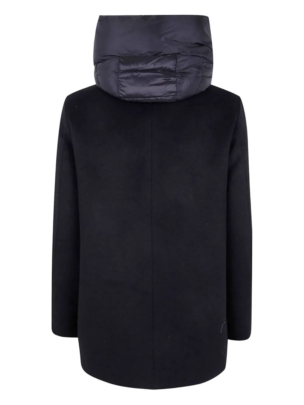 Seventy hooded zip coat - Zwart