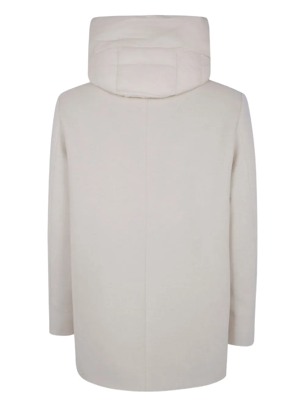Seventy hooded zip coat - Beige