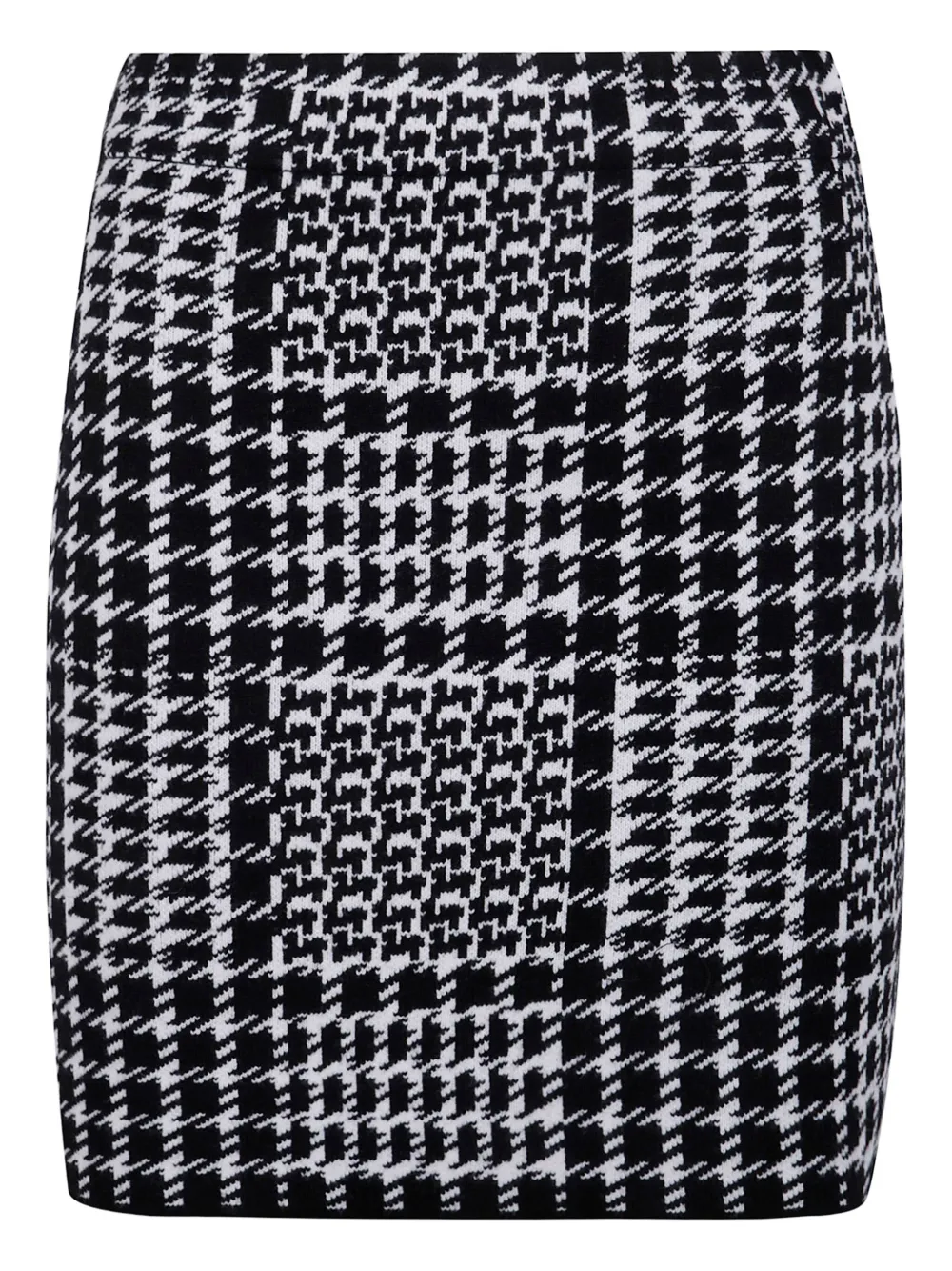 TWINSET houndstooth mini skirt - Zwart