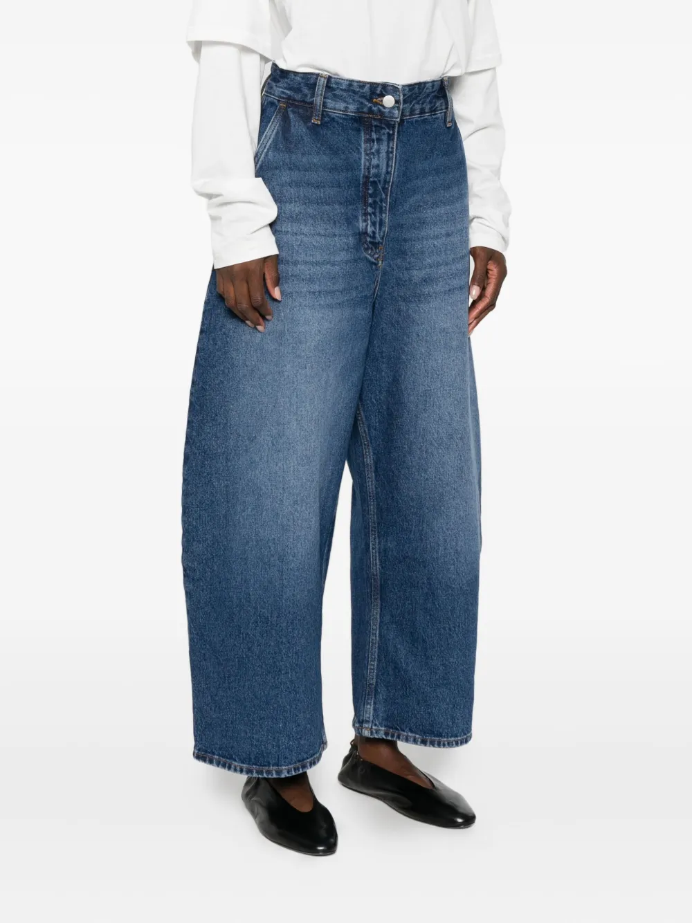  Studio Nicholson Wide-leg Jeans - Blue 