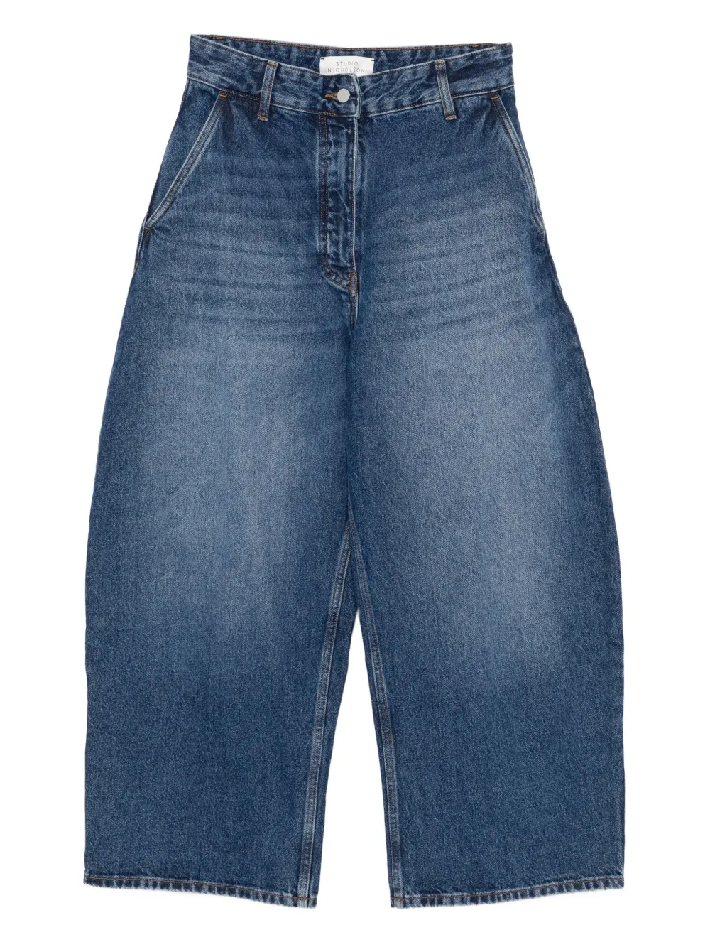 Studio Nicholson Jeans a gamba ampia - Blu