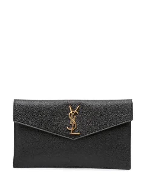 Saint Laurent Pre-Owned bolsa de mano Grain de Poudre Uptown Pouch 2021