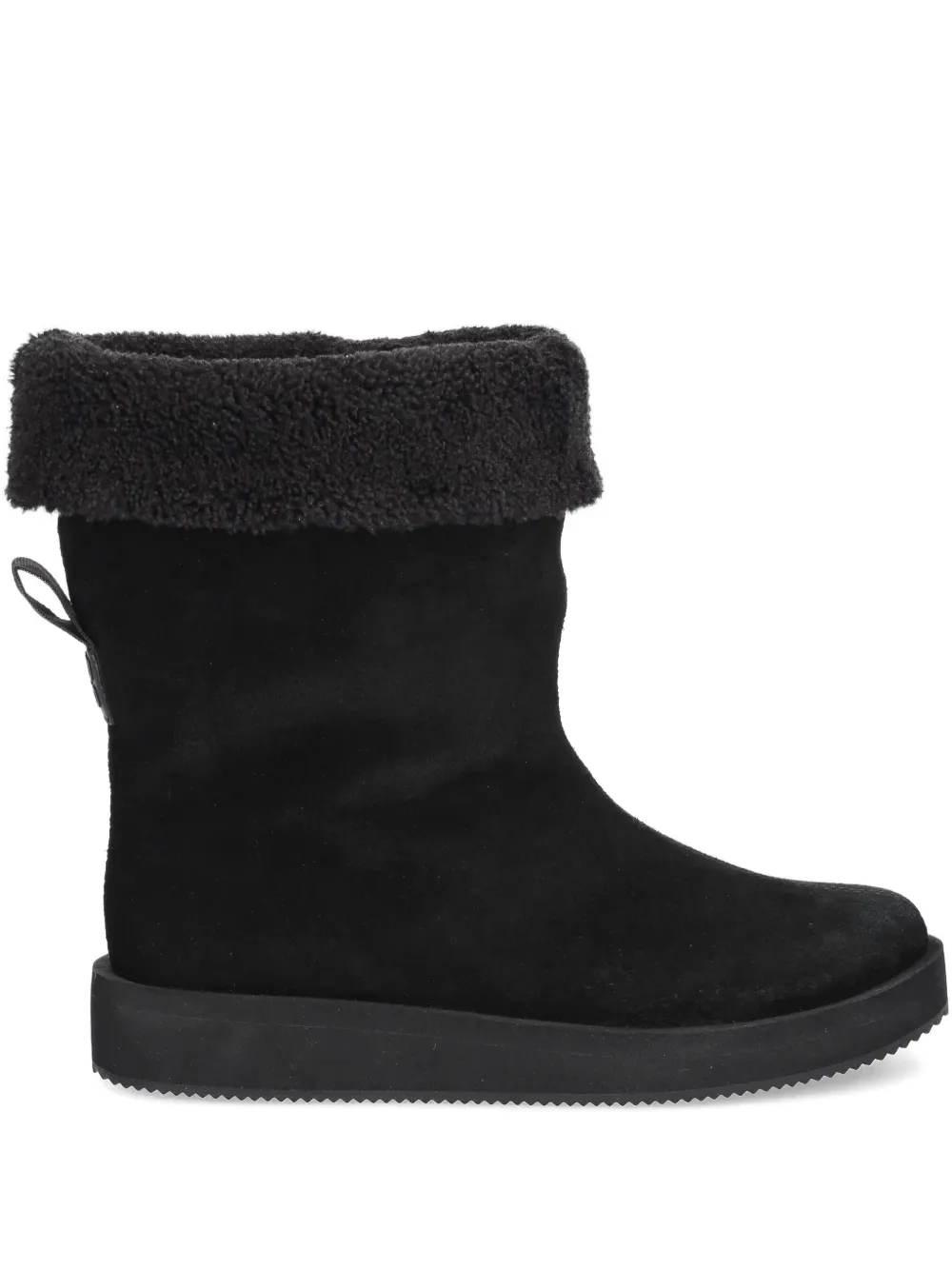 Hugo Boss Zaralyn Suede Boots In Black
