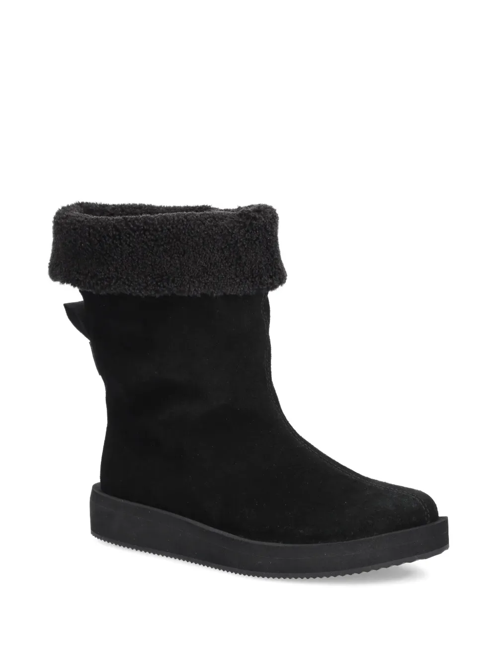 HUGO Zaralyn suède laarzen Zwart