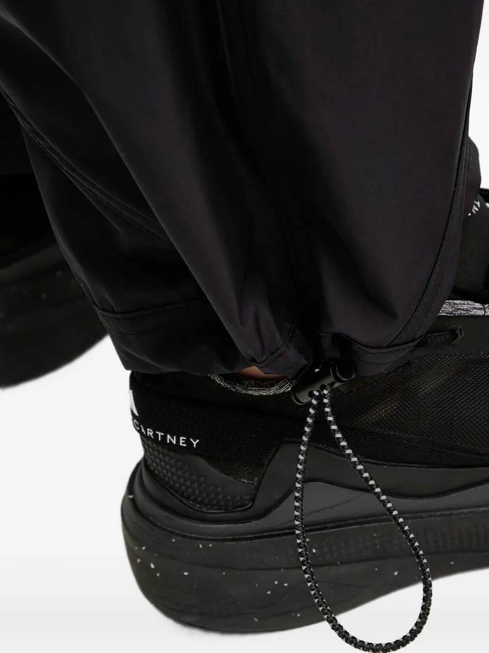 Adidas By Stella Mccartney Zip-detail Track Pants In Black