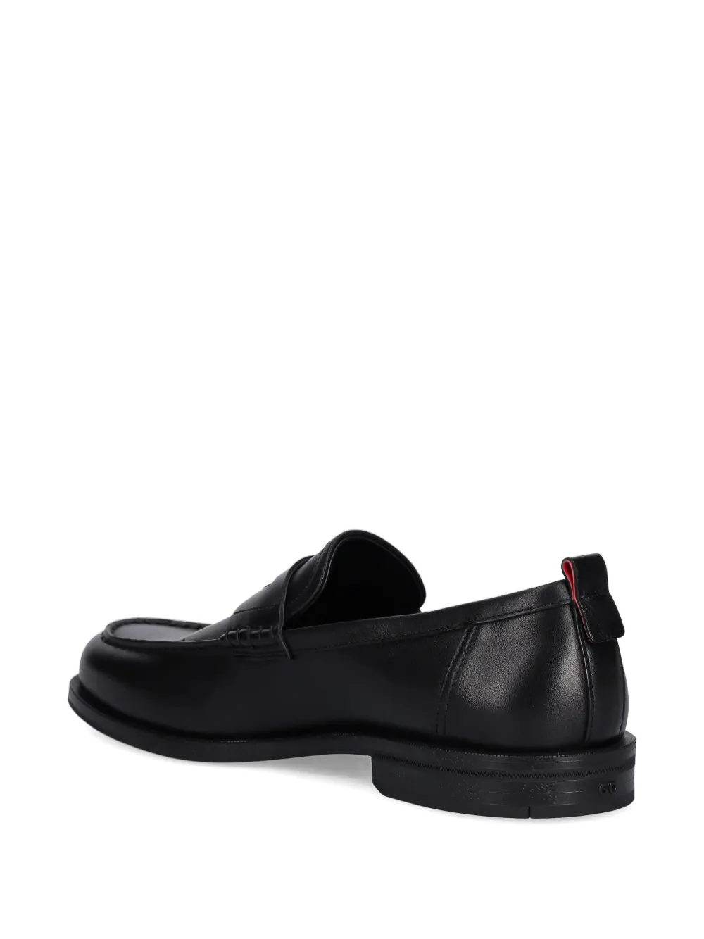 HUGO Loafers met banddetail Zwart