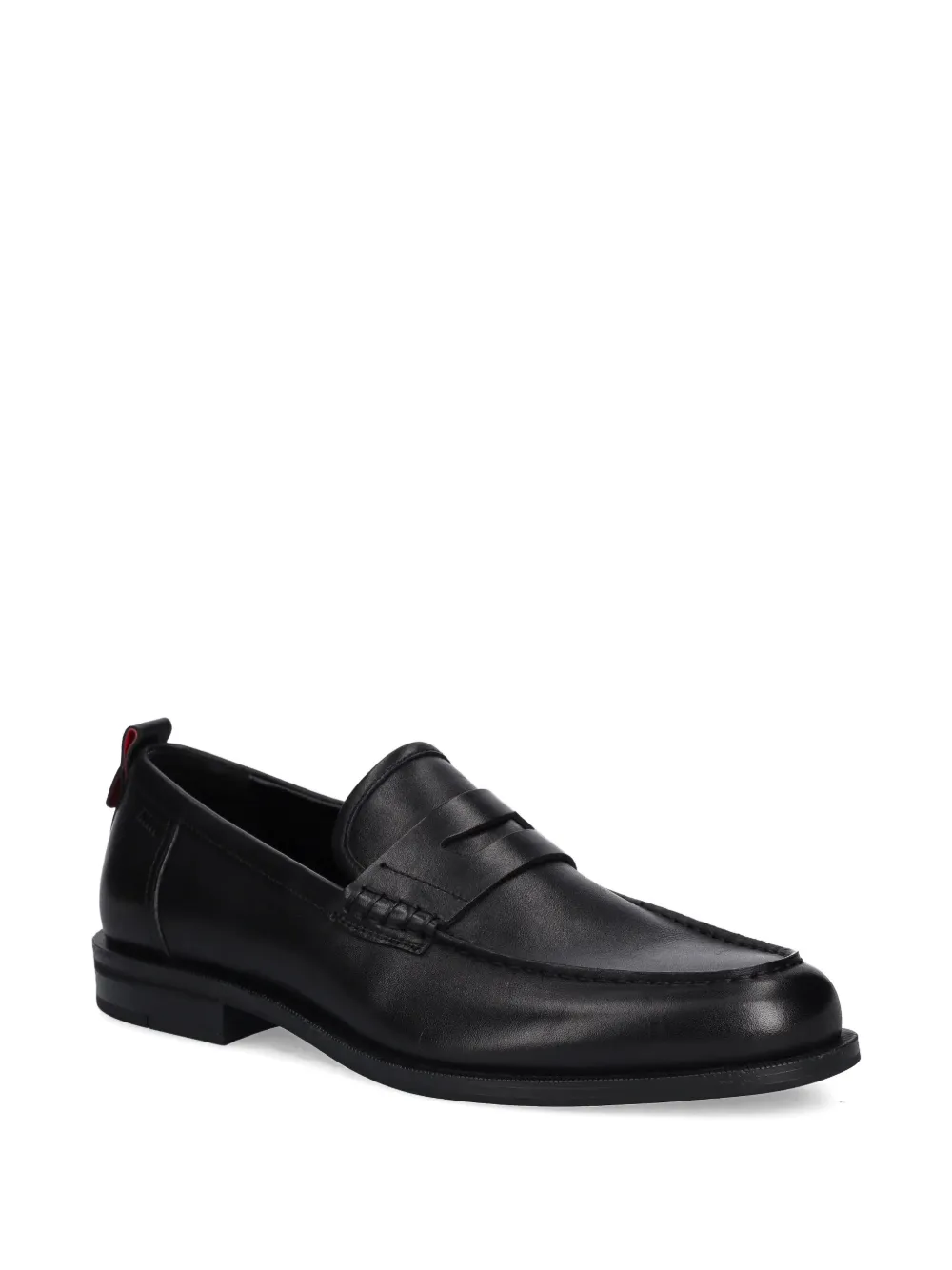 HUGO band-detail loafers - Zwart