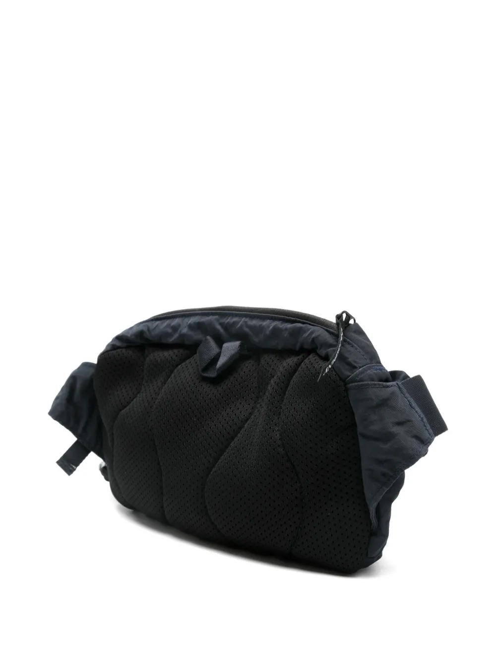 C.P. Company Kids quilted logo-patch bag - Blauw