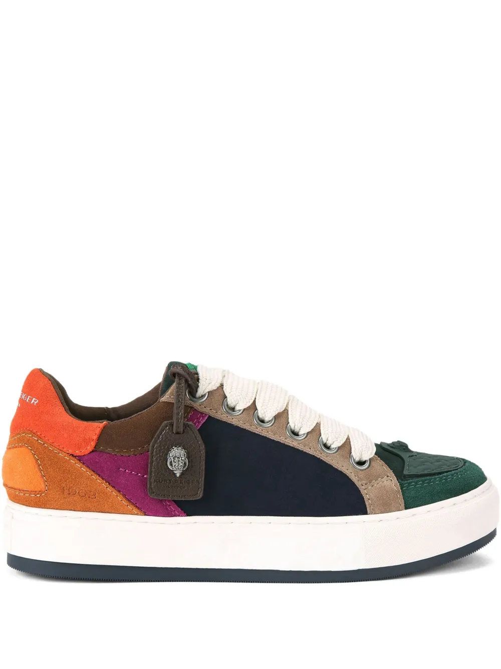 Kurt Geiger London Southbank suède sneakers Blauw