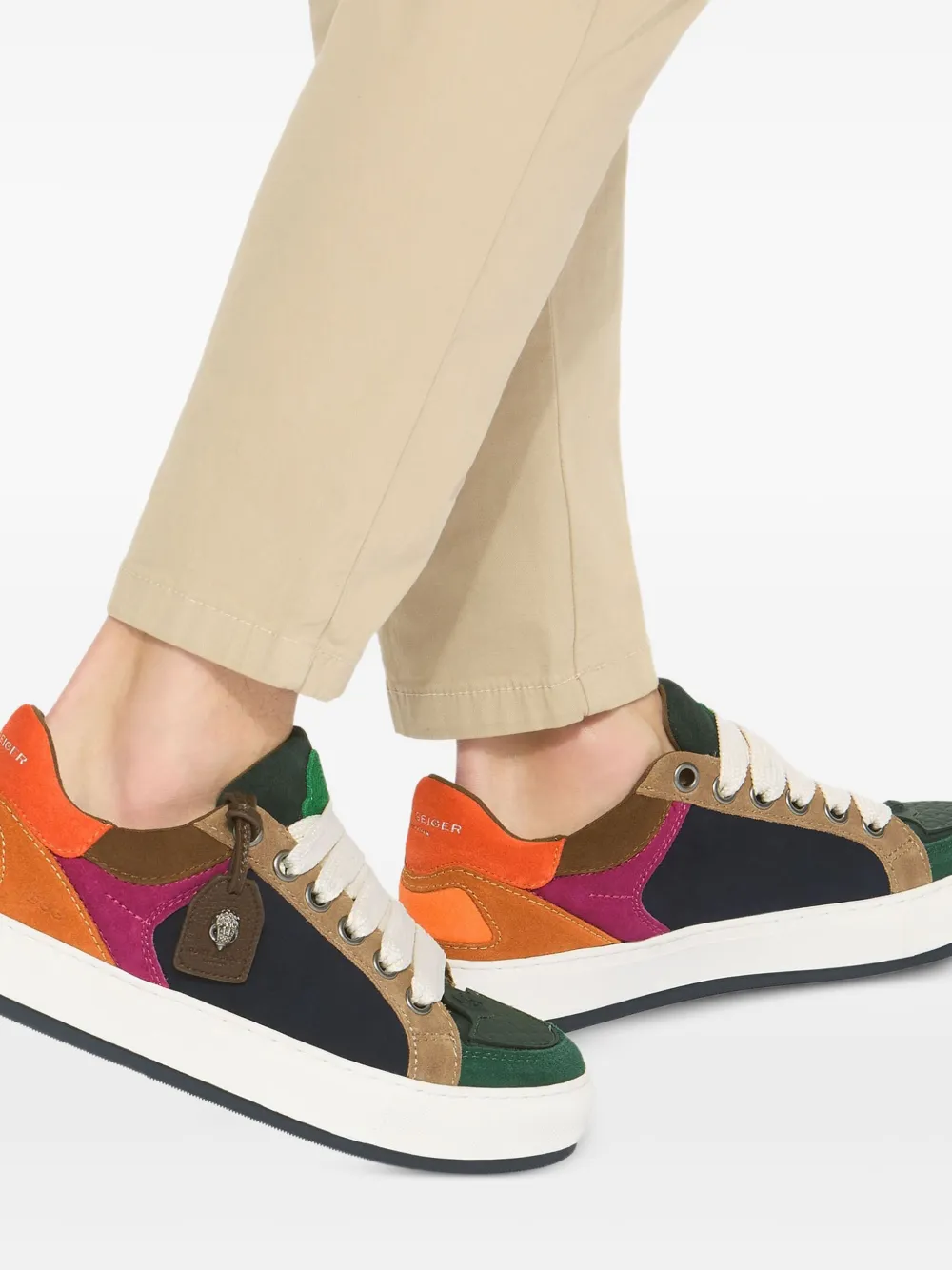 Kurt Geiger London Southbank suède sneakers Blauw