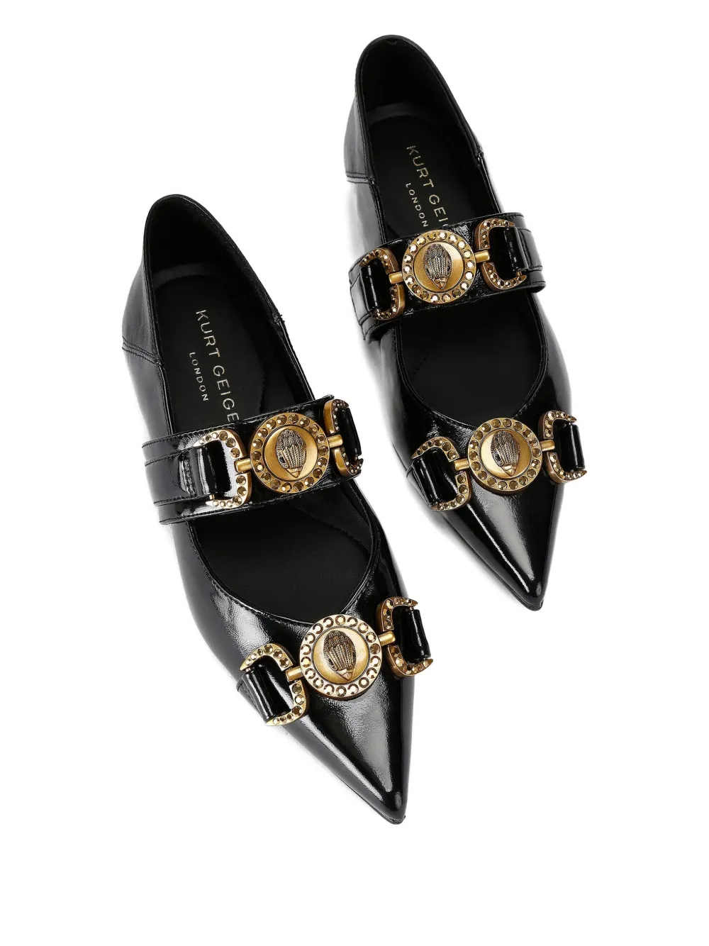 Kurt Geiger London Mansion pointed ballet flats | Image 2