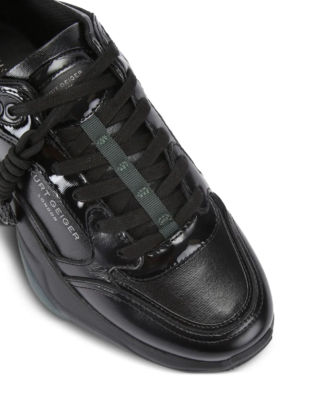 Kurt Geiger London Rosyton leren sneakers Zwart