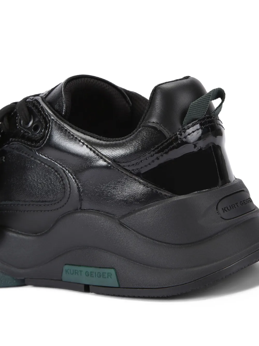 Kurt Geiger London Rosyton leren sneakers Zwart