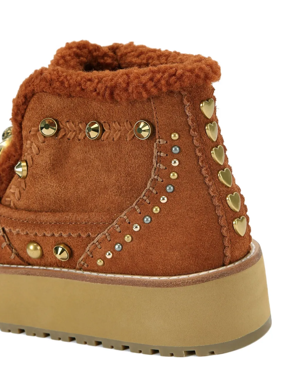 Kurt Geiger London Laarzen met adelaarskop en studs Bruin