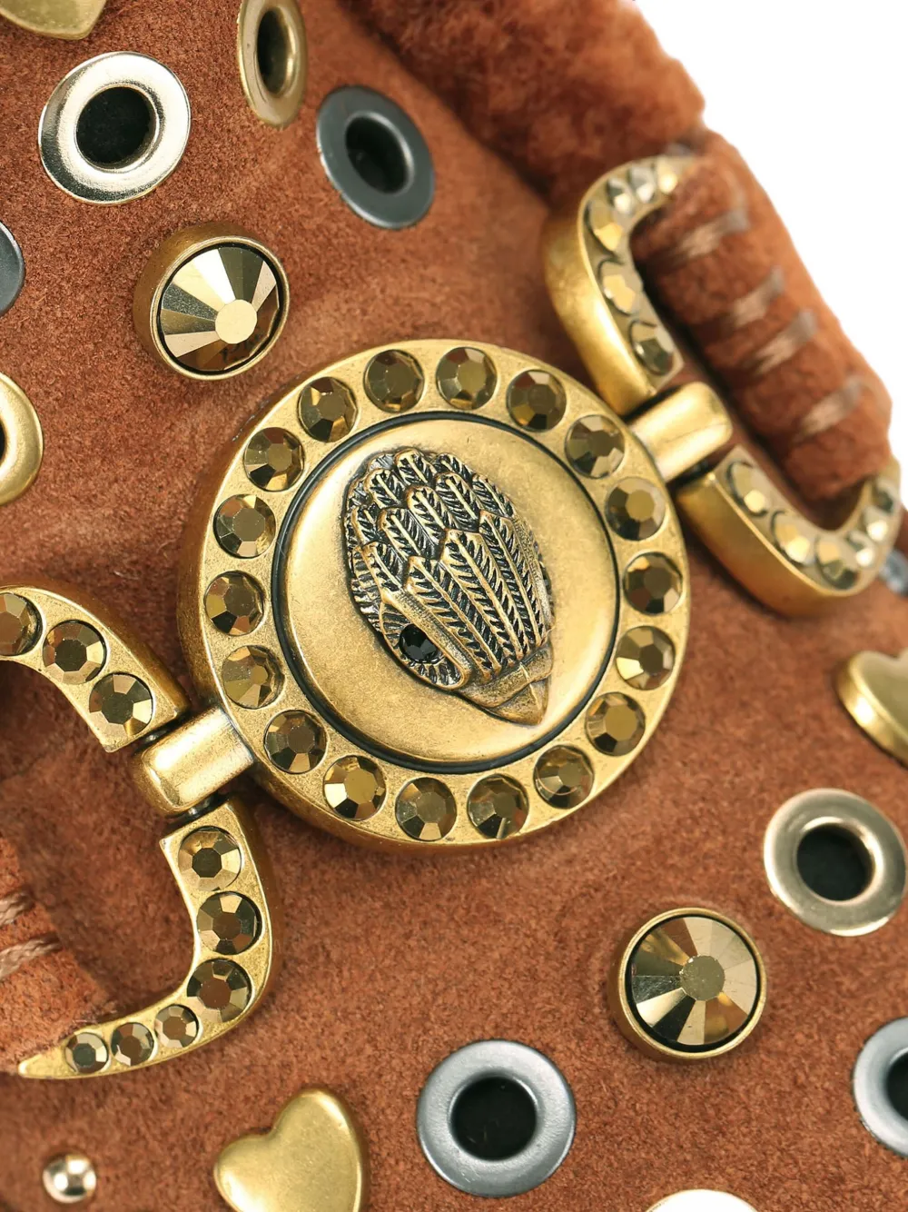 Kurt Geiger London Laarzen met adelaarskop en studs Bruin