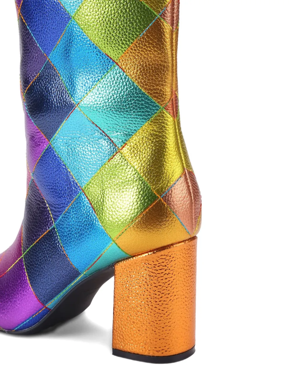 Kurt Geiger Metallic Regent Knee-high Boots In Multi
