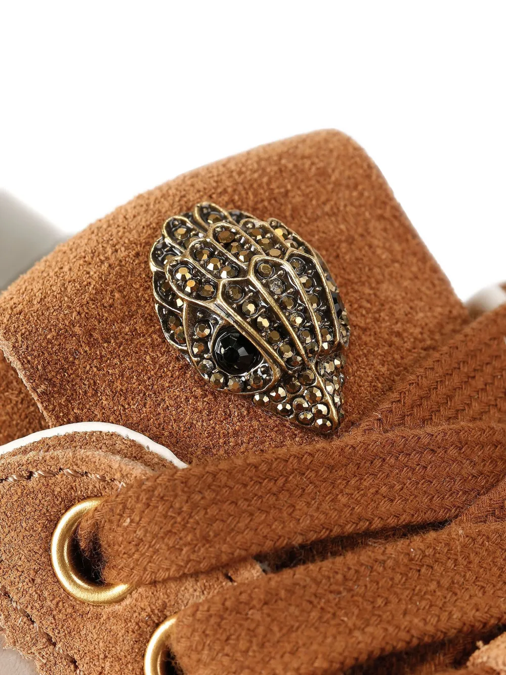 Kurt Geiger London Islington leren sneakers Bruin