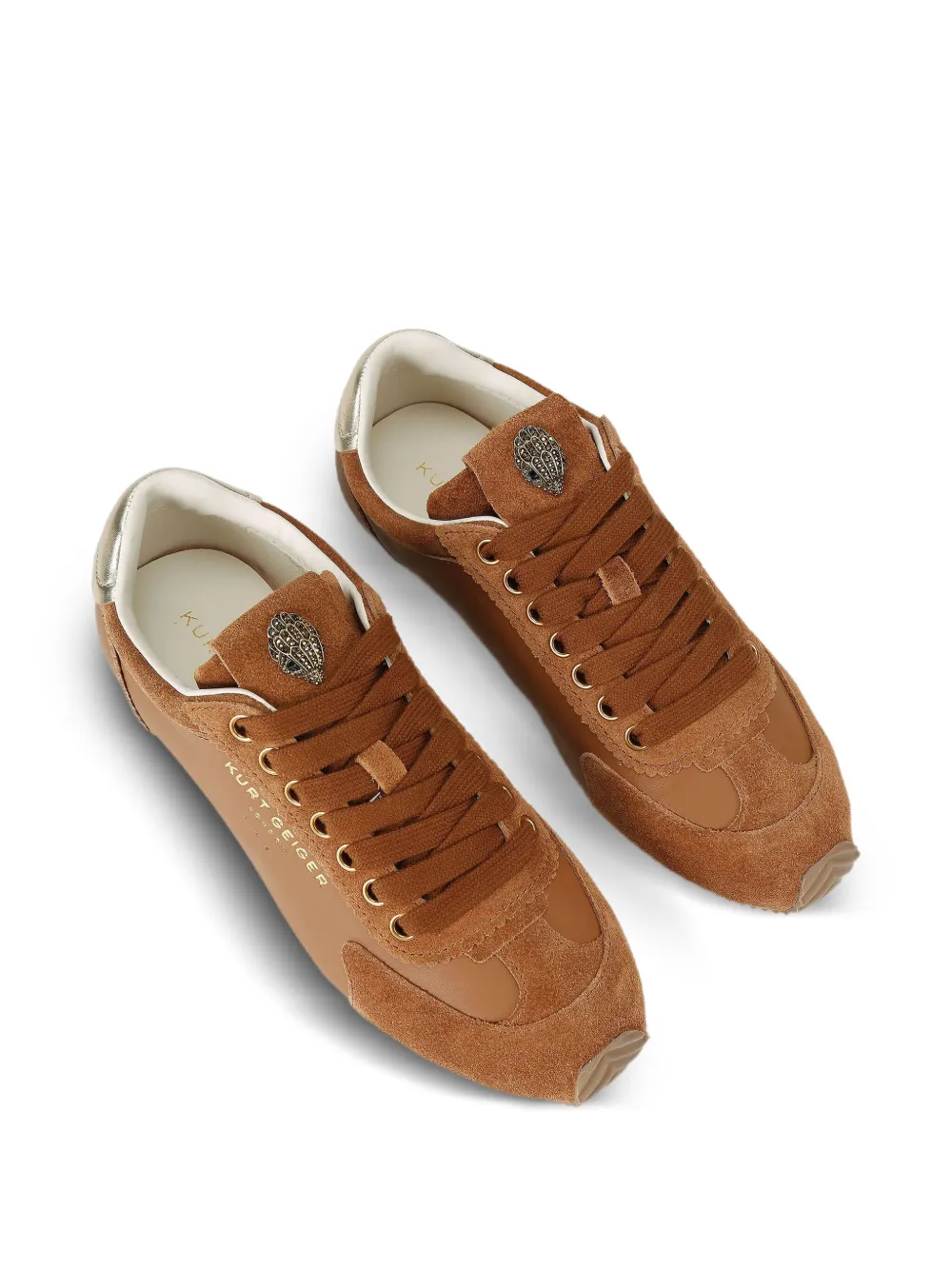 Kurt Geiger London Islington leren sneakers - Bruin
