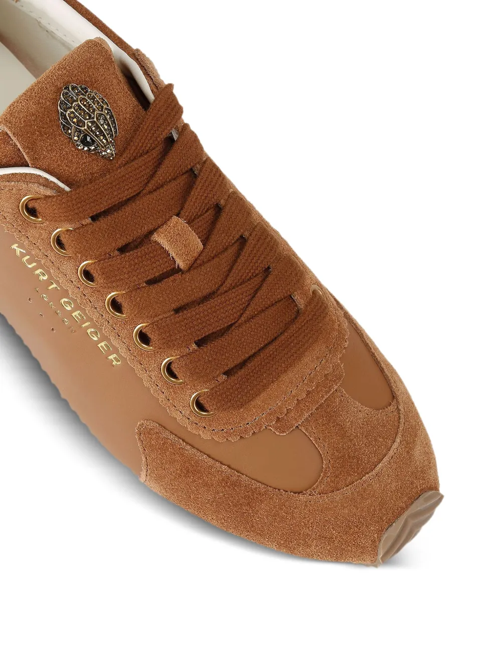 Kurt Geiger London Islington leren sneakers Bruin